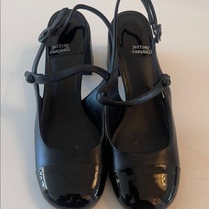 Jeffrey Campbell Black Patent Heels